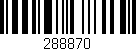 Código de barras (EAN, GTIN, SKU, ISBN): '288870'