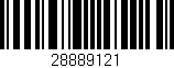 Código de barras (EAN, GTIN, SKU, ISBN): '28889121'