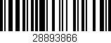 Código de barras (EAN, GTIN, SKU, ISBN): '28893866'