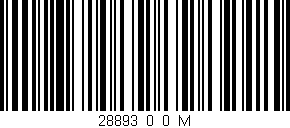 Código de barras (EAN, GTIN, SKU, ISBN): '28893_0_0_M'