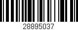 Código de barras (EAN, GTIN, SKU, ISBN): '28895037'