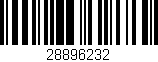 Código de barras (EAN, GTIN, SKU, ISBN): '28896232'
