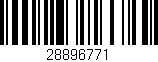 Código de barras (EAN, GTIN, SKU, ISBN): '28896771'