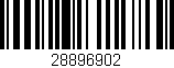 Código de barras (EAN, GTIN, SKU, ISBN): '28896902'