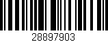 Código de barras (EAN, GTIN, SKU, ISBN): '28897903'