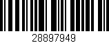 Código de barras (EAN, GTIN, SKU, ISBN): '28897949'