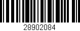 Código de barras (EAN, GTIN, SKU, ISBN): '28902084'