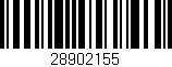 Código de barras (EAN, GTIN, SKU, ISBN): '28902155'