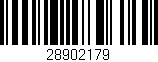 Código de barras (EAN, GTIN, SKU, ISBN): '28902179'