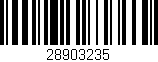 Código de barras (EAN, GTIN, SKU, ISBN): '28903235'