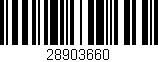 Código de barras (EAN, GTIN, SKU, ISBN): '28903660'