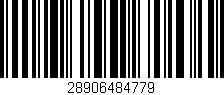 Código de barras (EAN, GTIN, SKU, ISBN): '28906484779'