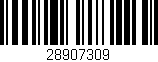 Código de barras (EAN, GTIN, SKU, ISBN): '28907309'
