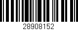 Código de barras (EAN, GTIN, SKU, ISBN): '28908152'