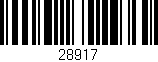 Código de barras (EAN, GTIN, SKU, ISBN): '28917'