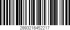 Código de barras (EAN, GTIN, SKU, ISBN): '2893216452217'