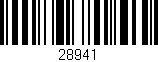 Código de barras (EAN, GTIN, SKU, ISBN): '28941'