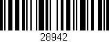 Código de barras (EAN, GTIN, SKU, ISBN): '28942'
