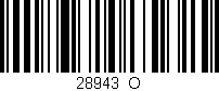 Código de barras (EAN, GTIN, SKU, ISBN): '28943_O'
