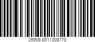 Código de barras (EAN, GTIN, SKU, ISBN): '28958-0011308770'