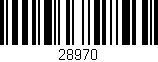 Código de barras (EAN, GTIN, SKU, ISBN): '28970'