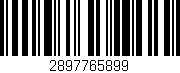 Código de barras (EAN, GTIN, SKU, ISBN): '2897765899'