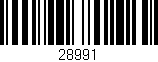 Código de barras (EAN, GTIN, SKU, ISBN): '28991'