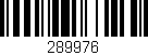 Código de barras (EAN, GTIN, SKU, ISBN): '289976'