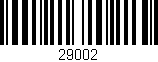 Código de barras (EAN, GTIN, SKU, ISBN): '29002'