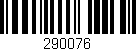 Código de barras (EAN, GTIN, SKU, ISBN): '290076'