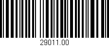 Código de barras (EAN, GTIN, SKU, ISBN): '29011.00'