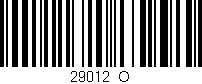 Código de barras (EAN, GTIN, SKU, ISBN): '29012_O'