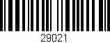 Código de barras (EAN, GTIN, SKU, ISBN): '29021'