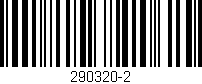 Código de barras (EAN, GTIN, SKU, ISBN): '290320-2'