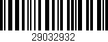 Código de barras (EAN, GTIN, SKU, ISBN): '29032932'