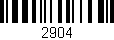 Código de barras (EAN, GTIN, SKU, ISBN): '2904'