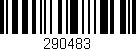 Código de barras (EAN, GTIN, SKU, ISBN): '290483'