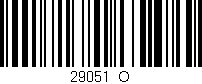 Código de barras (EAN, GTIN, SKU, ISBN): '29051_O'