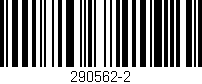 Código de barras (EAN, GTIN, SKU, ISBN): '290562-2'