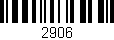 Código de barras (EAN, GTIN, SKU, ISBN): '2906'