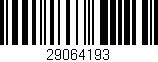 Código de barras (EAN, GTIN, SKU, ISBN): '29064193'
