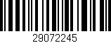 Código de barras (EAN, GTIN, SKU, ISBN): '29072245'