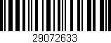 Código de barras (EAN, GTIN, SKU, ISBN): '29072633'