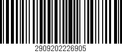 Código de barras (EAN, GTIN, SKU, ISBN): '2909202226905'