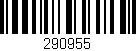 Código de barras (EAN, GTIN, SKU, ISBN): '290955'
