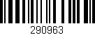 Código de barras (EAN, GTIN, SKU, ISBN): '290963'