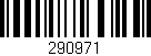 Código de barras (EAN, GTIN, SKU, ISBN): '290971'