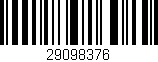 Código de barras (EAN, GTIN, SKU, ISBN): '29098376'