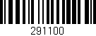Código de barras (EAN, GTIN, SKU, ISBN): '291100'