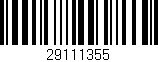 Código de barras (EAN, GTIN, SKU, ISBN): '29111355'